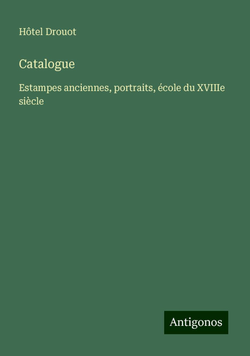 Livro Catalogue Hôtel Drouot