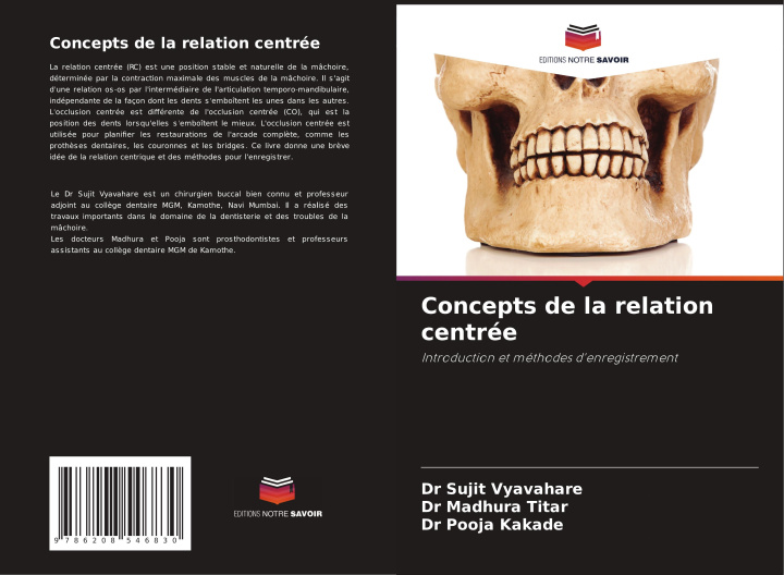 Knjiga Concepts de la relation centrée Madhura Titar