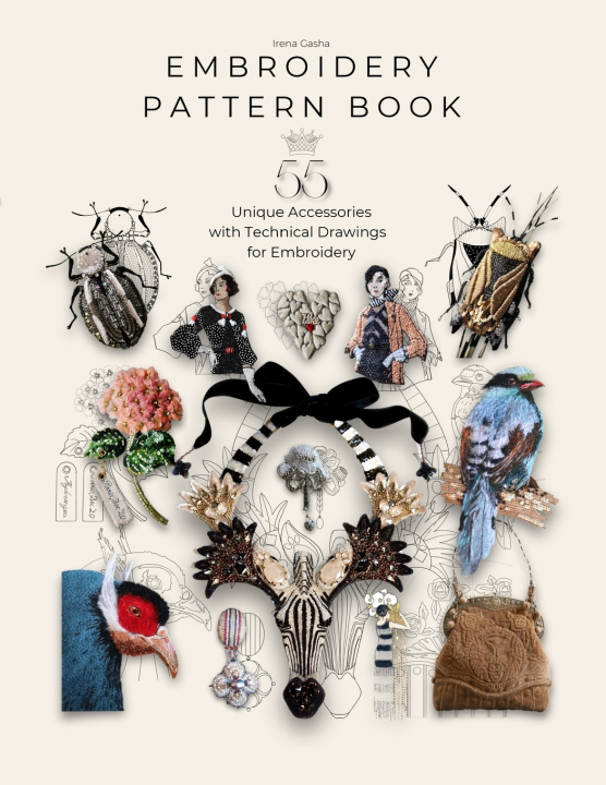 Knjiga Embroidery Pattern Book Irena Gasha