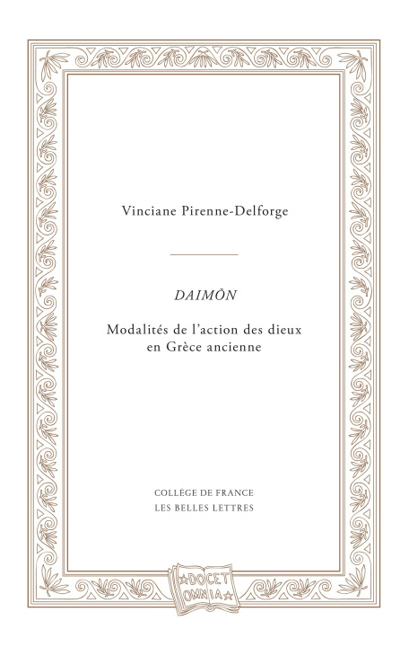 Book Daimôn Vinciane Pirenne-Delforge