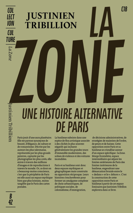 Book La Zone Justinien Tribillon