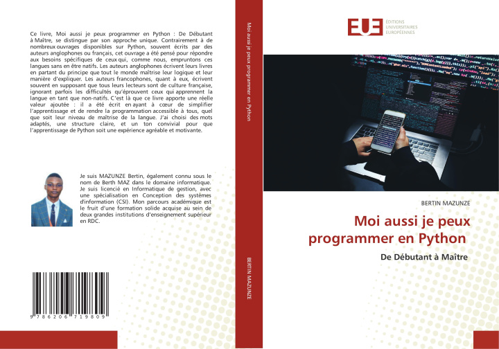 Knjiga Moi aussi je peux programmer en Python BERTIN MAZUNZE