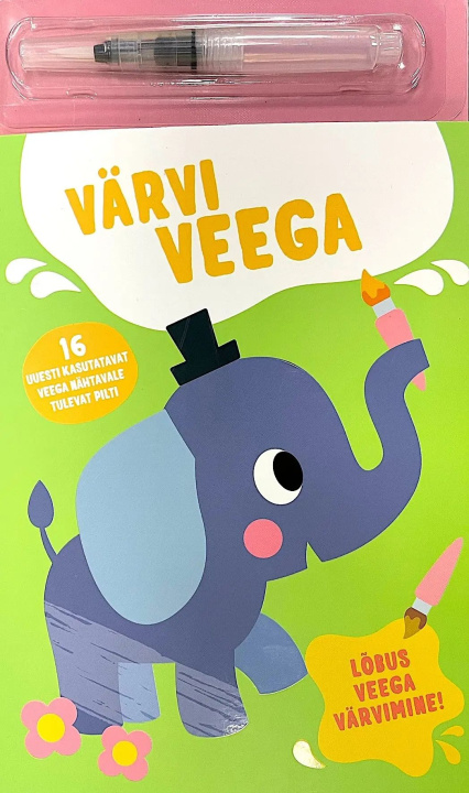 Knjiga Värvi veega (elevant) 