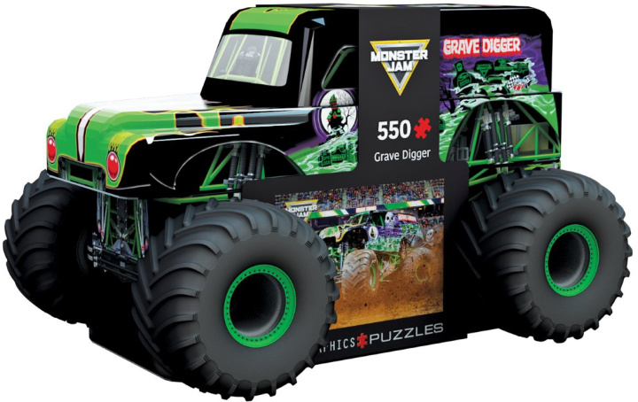 Hra/Hračka Monster Jam - Grave Digger Tin 