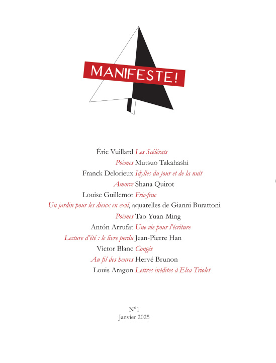 Knjiga Manifeste! n°1 