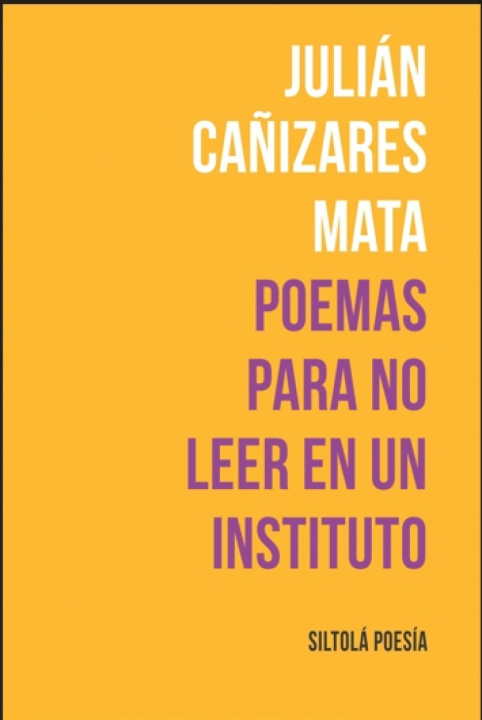 Boek Poemas para no leer en un instituto JULIAN CAÑIZARES MATA