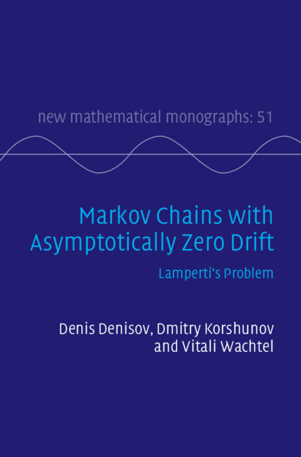 Knjiga Markov Chains with Asymptotically Zero Drift Denis Denisov