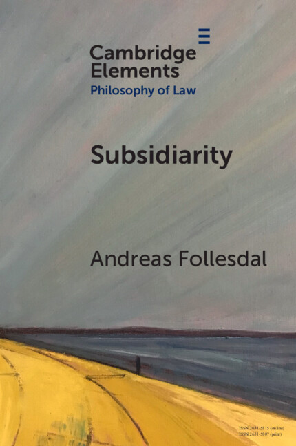 Libro Subsidiarity Andreas Follesdal