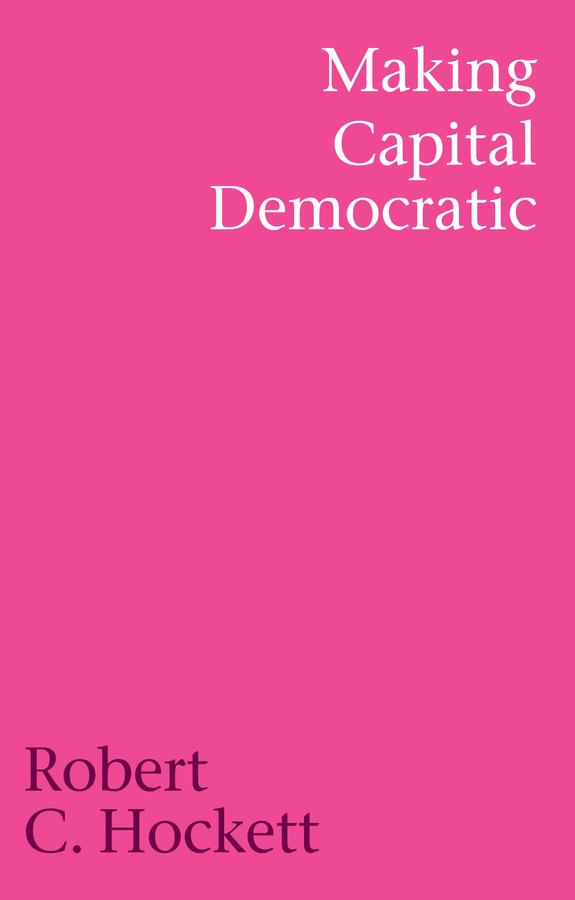 Book Making Capital Democratic Hockett