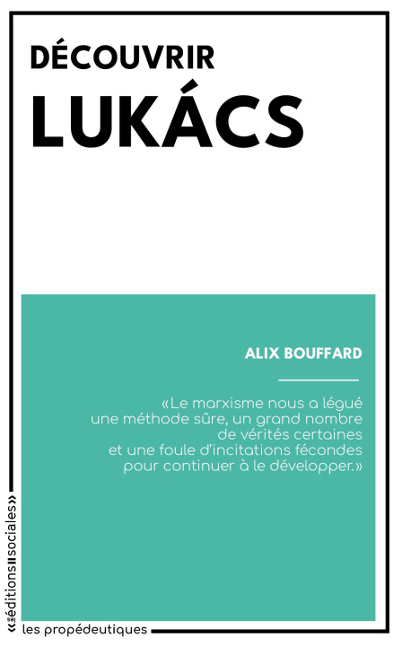 Boek Découvrir Lukács Bouffard
