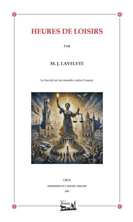 Libro Heures de Loisirs De Laveleye
