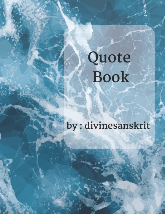 Knjiga Quote Book Divine Sanskrit