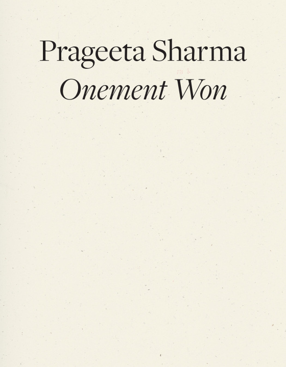 Knjiga Onement Won Prageeta Sharma