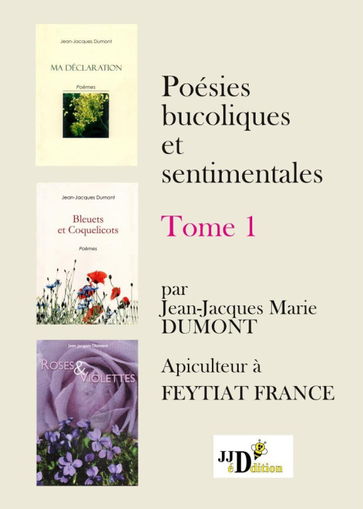 Knjiga Poésies bucoliques et sentimentales DUMONT