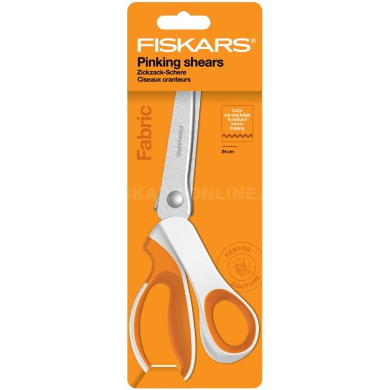 Pisarniški material Fiskars Nůžky entlovací 24 cm, softgrip 