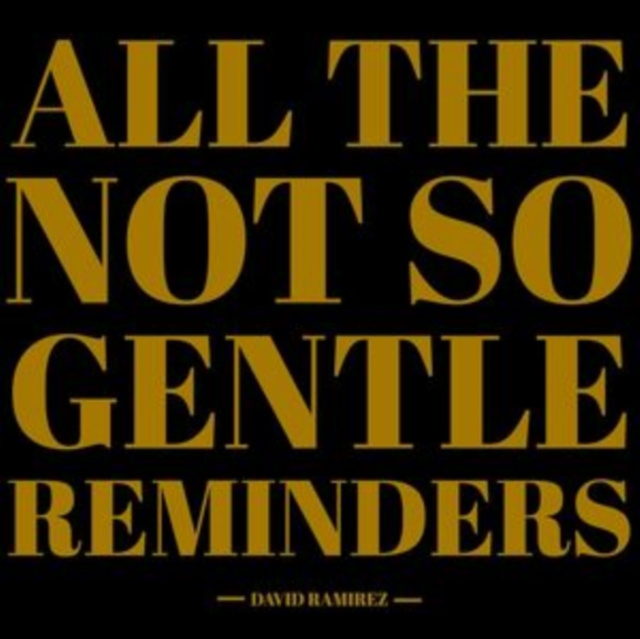 Audio  All The Not So Gentle Reminders David Ramirez