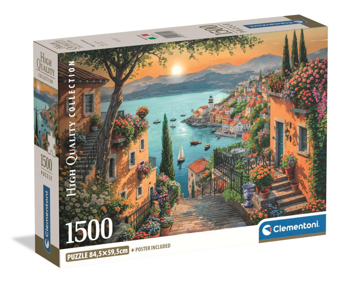 Puzzle 1500 elementów. Compact Steps to the Harbor | Joc / Jucărie