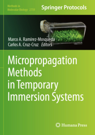 Knjiga Micropropagation Methods in Temporary Immersion Systems Marco A. Ramírez-Mosqueda