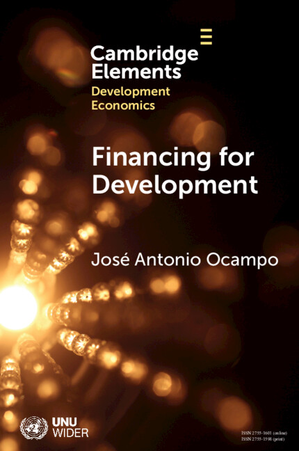 Knjiga Financing for Development José Antonio Ocampo