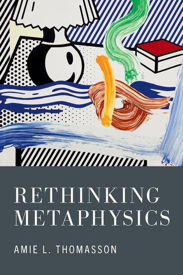 Book Rethinking Metaphysics Thomasson