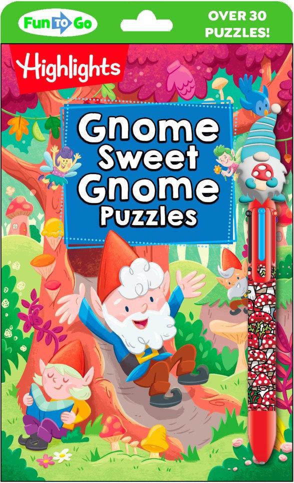 Книга Gnome Sweet Gnome Puzzles 