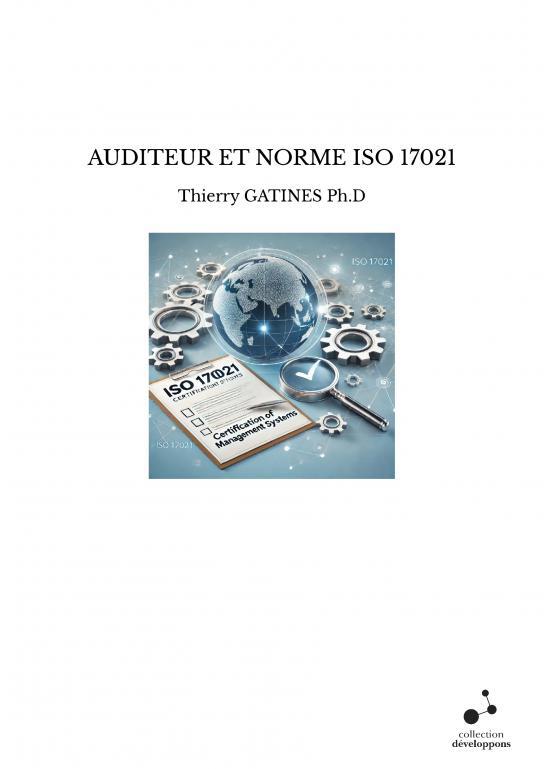 Knjiga AUDITEUR ET NORME ISO 17021 GATINES Ph.D