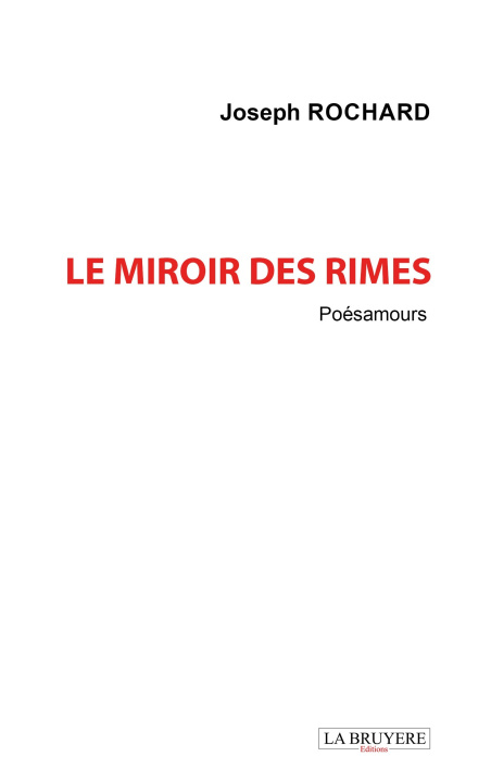 Libro LE MIROIR DES RIMES ROCHARD