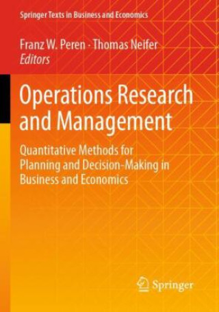 Boek Operations Research and Management Franz W. Peren