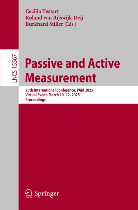 Libro Passive and Active Measurement Cecilia Testart