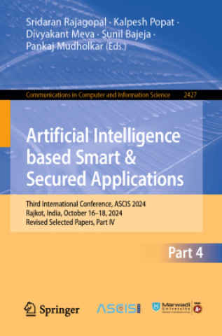 Book Artificial Intelligence based Smart & Secured Applications Sridaran Rajagopal
