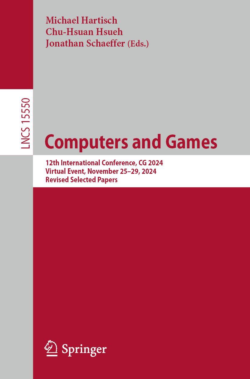 Book Computers and Games Michael Hartisch