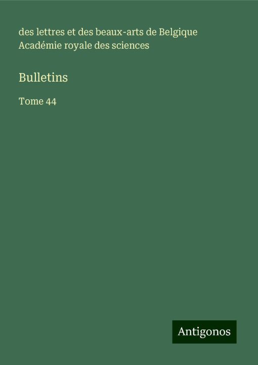 Knjiga Bulletins 