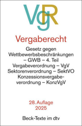 Knjiga Vergaberecht 