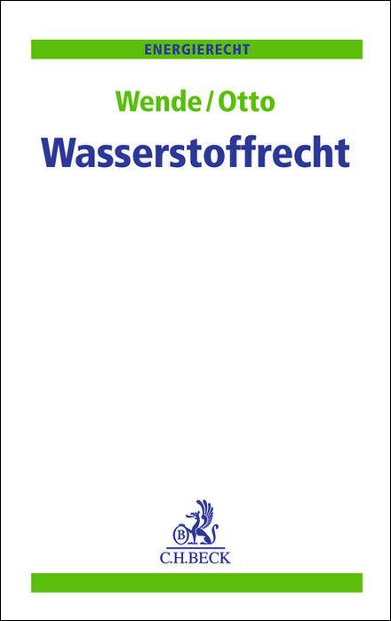 Knjiga Wasserstoffrecht Sven-Joachim Otto