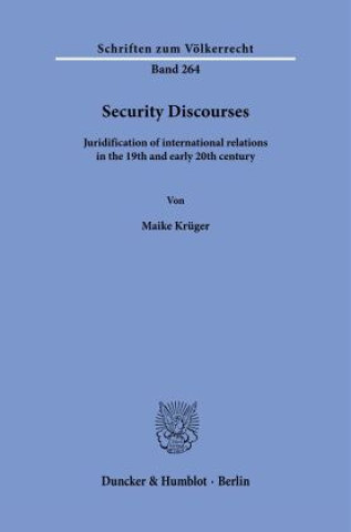 Knjiga Security Discourses Maike Krüger