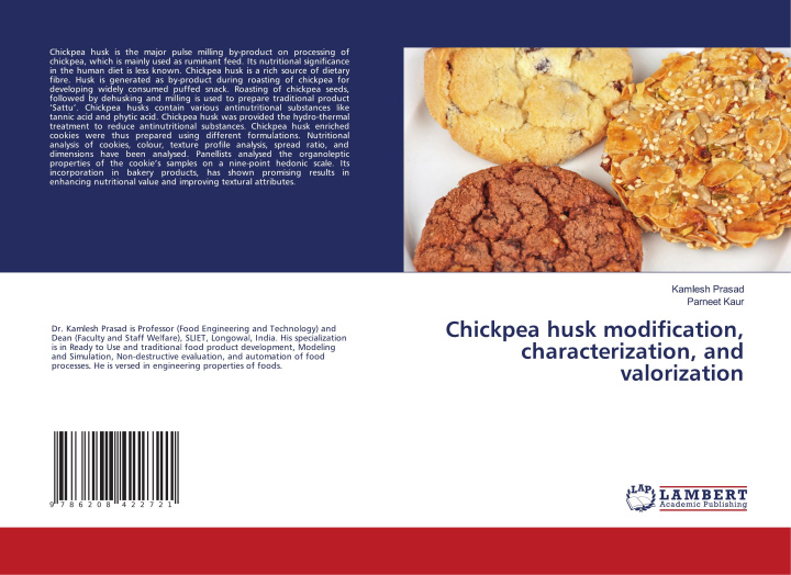 Buch Chickpea husk modification, characterization, and valorization Parneet Kaur