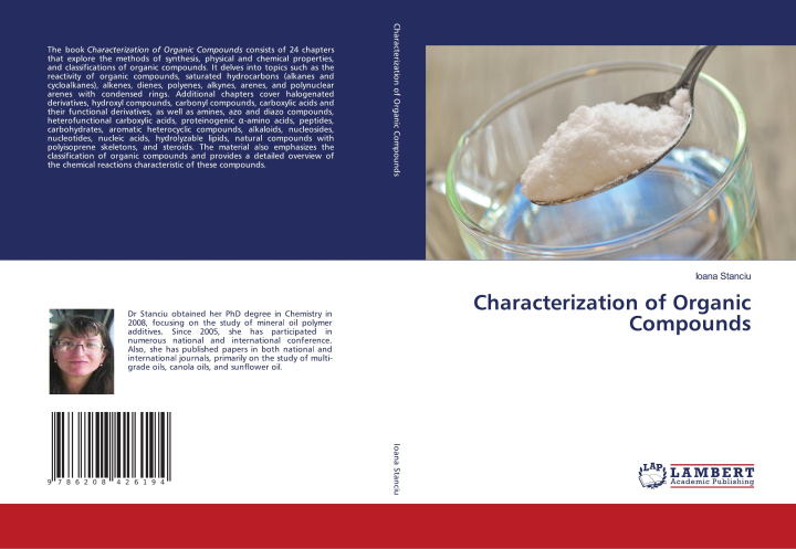 Knjiga Characterization of Organic Compounds Ioana Stanciu