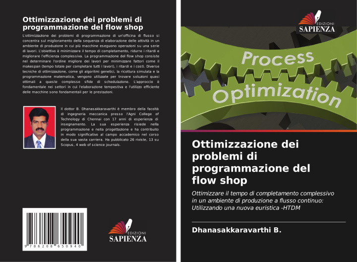Kniha Ottimizzazione dei problemi di programmazione del flow shop Dhanasakkaravarthi B.