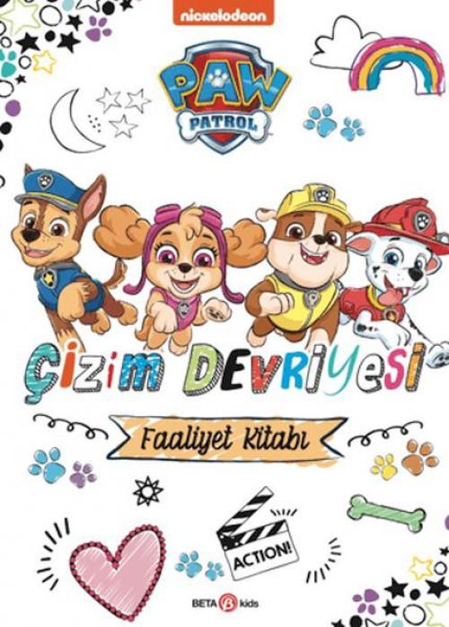 Kniha Paw Patrol Cizim Devriyesi Boyama Kitabi 