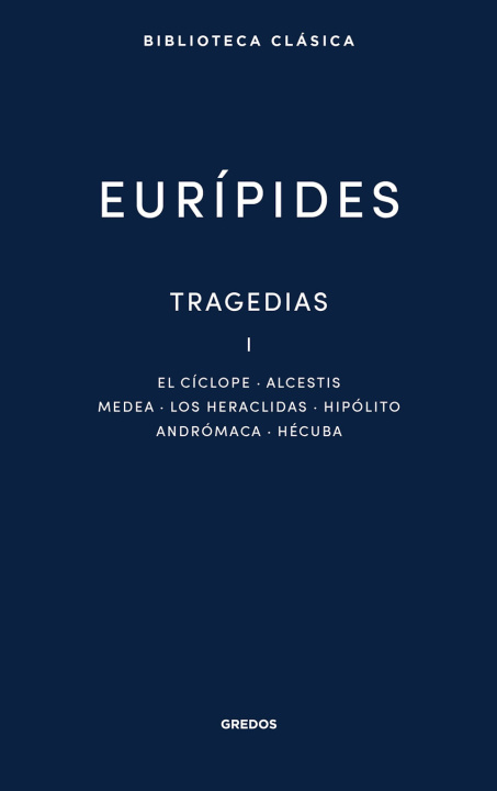 Kniha Tragedias I Eurípides