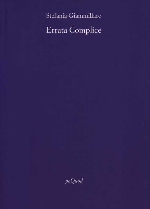 Kniha Errata complice Stefania Giammillaro