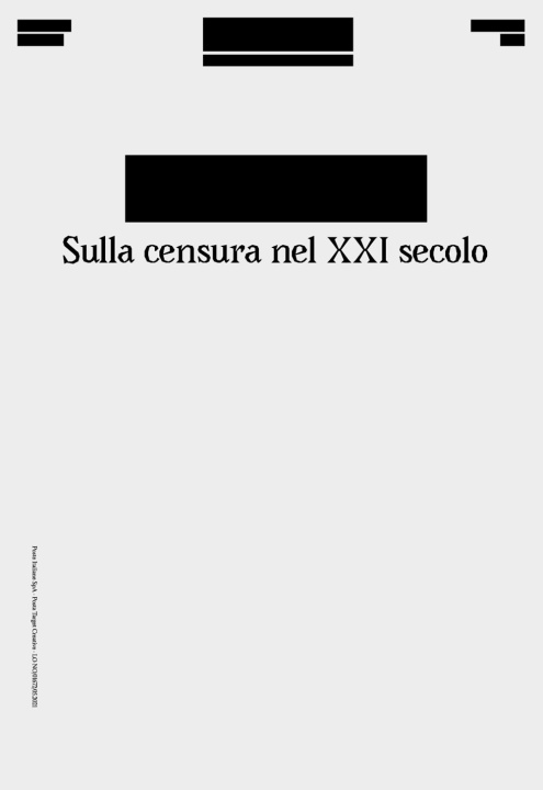 Knjiga [Redacted]. Sulla censura nel XXI secolo 