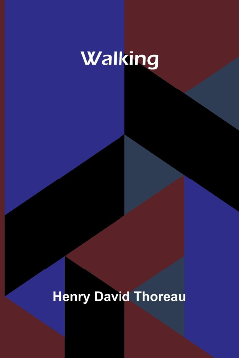 Kniha Walking Henry David Thoreau