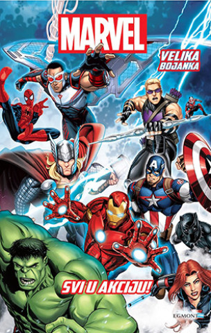 Kniha Marvel - Svi u akciju! - velika bojanka 