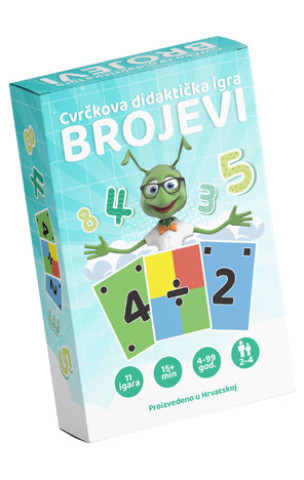 Kniha Cvrčkova didaktička igračka: Brojevi 