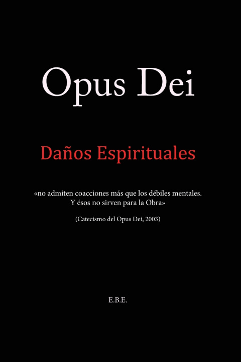 Knjiga Opus Dei Ebe