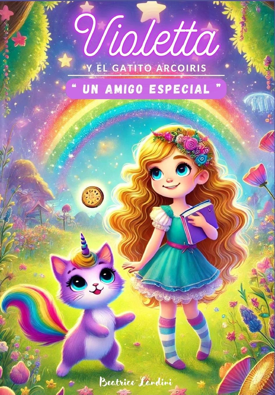 Kniha Violeta y el Gatito Arcoíris Beatrice Landini