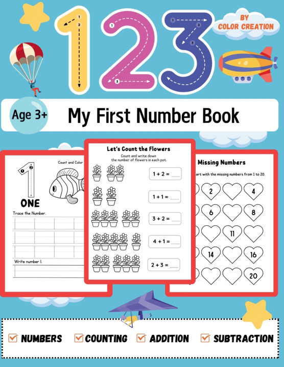 Kniha My First Numbers Color Creation