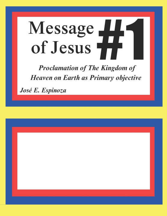 Kniha Message of Jesus #1 Jose E Espinoza