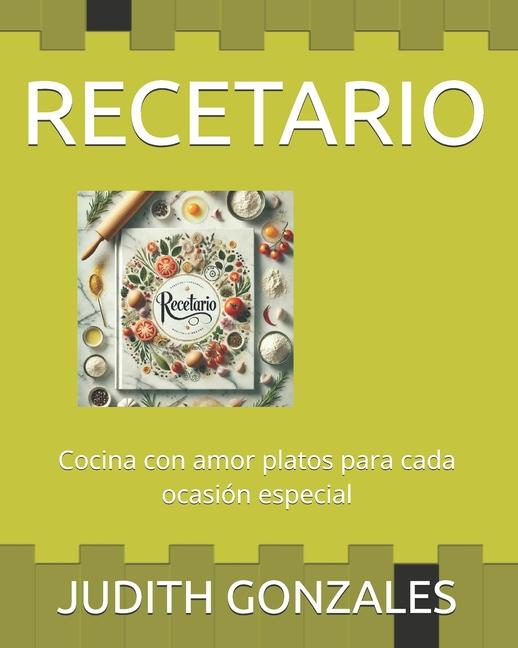 Kniha Recetario JUDITH GONZALES